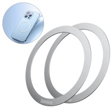 Магнітна пластина Baseus Halo Series Magnetic Metal Ring（2pcs/pack）Silver (PCCH000012)