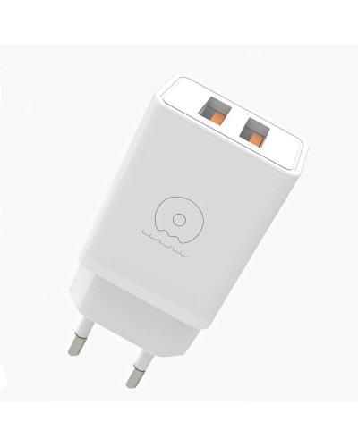 Зарядний пристрій WUW-C155 2USB 3.1A white (WUW-C155)