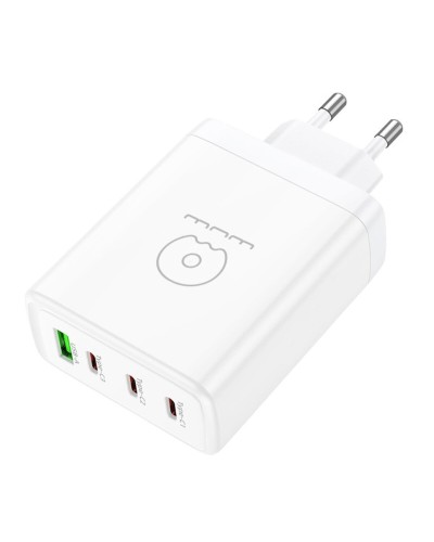 Зарядний пристрій WUW-C158 1USB 3Type-C PD100W white (WUW-C158)