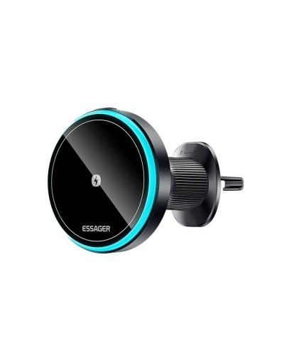 Автотримач для телефона ESSEGER element magnetic wireless charging car holder 15W black (EZJCFK-YS01-Z)