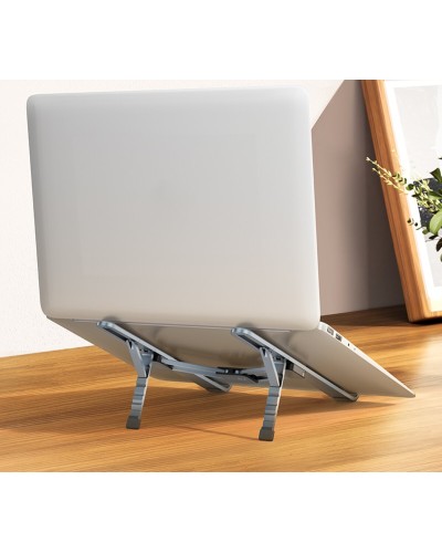 Підставка для ноутбука BOROFONE BH117 Graceful metal folding notebook stand Metal Gray (6941991114434)