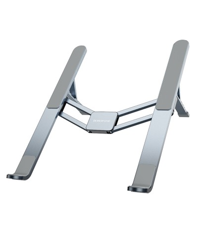 Підставка для ноутбука BOROFONE BH117 Graceful metal folding notebook stand Metal Gray (6941991114434)