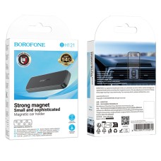 Держатель для мобильного BOROFONE BH121 Eternal magnetic car holder Black Gray (6941991115271)