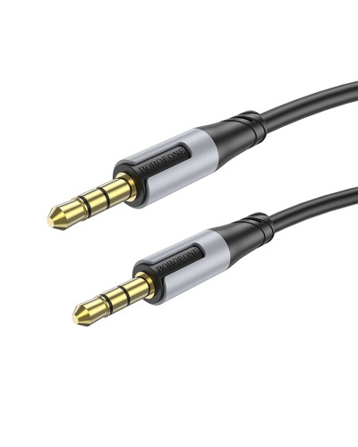 Аудіо-кабель BOROFONE BL19 Creator AUX audio cable Black (6941991108310)