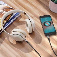 Аудио-кабель BOROFONE BL19 Creator AUX audio cable Black (6941991108310)