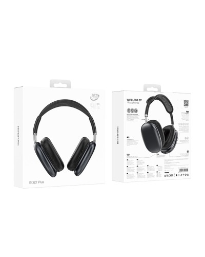 Навушники BOROFONE BO22 Plus Elegant BT headphones Deep Space Gray (6941991115219)