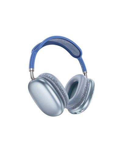 Навушники BOROFONE BO22 Plus Elegant BT headphones Sky Blue (6941991115226)