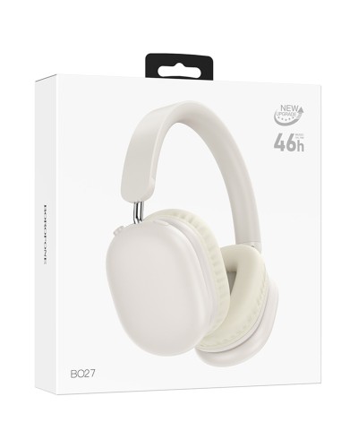 Навушники BOROFONE BO27 Rhyme BT headphones Milky White (6941991109973)