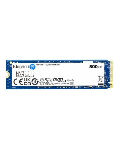 SSD M.2 Kingston NV3 500GB NVMe 2280 PCIe 4.0 x4 3D NAND (SNV3S/500G)