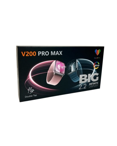 Смарт-годинник BIG V200 Pro Max IP65 Black (V200PMBlack)