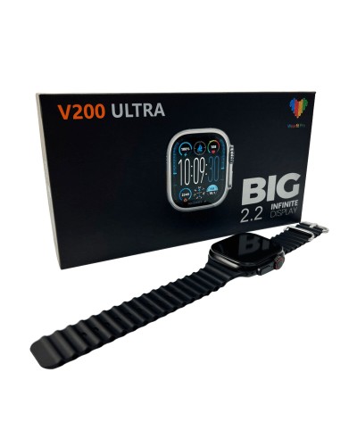 Смарт-годинник BIG V200 Ultra IP65 Black (V200UBlack)