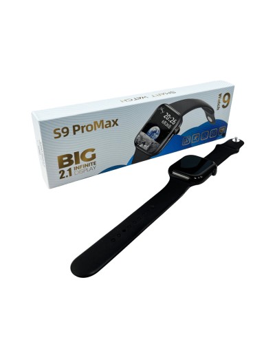 Смарт-годинник BIG S9 Pro Max IP65 Black (BIGS9PBlack)