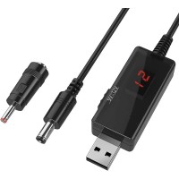 Кабель преобразователь USB-DC 5v to 9v/12v (1m) + переходник 3.5mm (USBDC59512A)