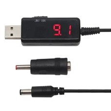 Кабель преобразователь USB-DC 5v to 9v/12v (1m) + переходник 3.5mm (USBDC59512A)