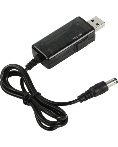 Кабель перетворювач USB-DC 5v to 9v/12v (1m) (USBDC59512)