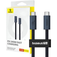 Кабель Baseus Flash Series 2 USB4 Full Featured Data Cable Type-C to Type-C 240W 1m Cluster Black (P10311803111-00)