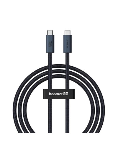 Кабель Baseus Flash Series 2 USB4 Full Featured Data Cable Type-C to Type-C 240W 1m Cluster Black (P10311803111-00)