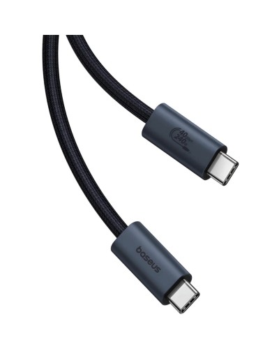 Кабель Baseus Flash Series 2 USB4 Full Featured Data Cable Type-C to Type-C 240W 1m Cluster Black (P10311803111-00)