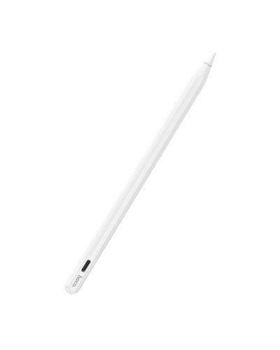 Стилус HOCO GM112 Intelligent anti-lost active capacitive pen with digital display pad dedicated White (6942007634588 )