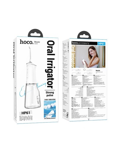 Іригатор HOCO HP61 Electric oral flushing device with large-capacity water tank White (6942007631709 )