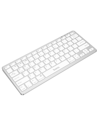 Клавіатура HOCO GM32 Wisdom wireless dual-mode keyboard(english version) Silver (6942007631310 )