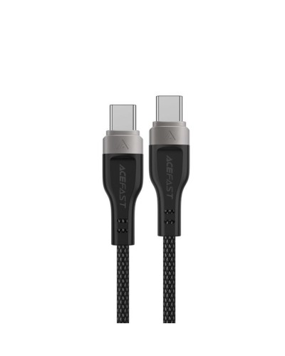 Кабель ACEFAST C11-03 Type-C to Type-C 3A, 60W, 1.2m, nylon + PVC, zinc connectors, Black (6974316280217)