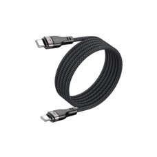 Кабель ACEFAST C11-03 Type-C to Type-C 3A, 60W, 1.2m, nylon + PVC, zinc connectors, Black (6974316280217)