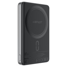 Зовнішній акумулятор ACEFAST M12 PD20W ultra-thin magnetic wireless charging power bank 10000mAh, Black (6974316283393)