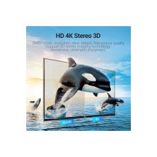 Кабель Vention Flat HDMI Cable 1.5M Black (AAKBG)