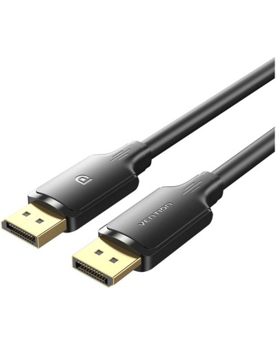 Кабель Vention DisplayPort Male to Male 4K HD Cable 1.5M Black (HAKBG)