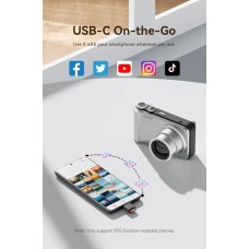 Картридер Vention USB 2.0 Type-C MicroSD Card Reader Gray Zinc Alloy Type (CLMH0)