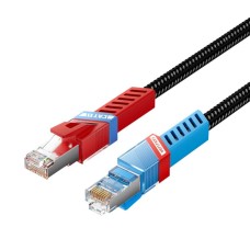 Кабель Vention Cat8 SFTP Gaming Ethernet Patch Cable 1M Black (IKJBF)