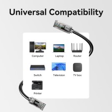 Кабель Vention Cat5e UTP Ethernet Patch Cable 1M Black (IABBF)