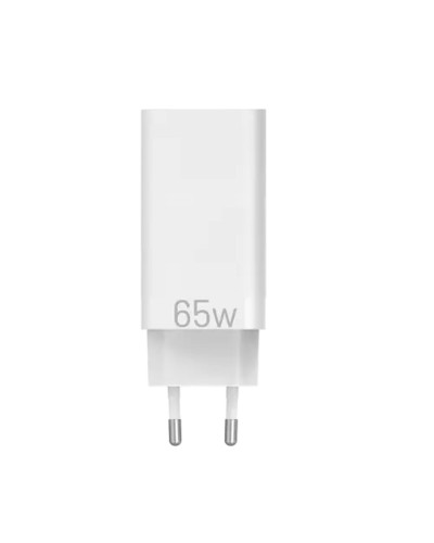 Зарядний пристрій Vention 3-port USB(C+C+A) GaN Charger(65W/30W/30W) EU-Plug White (FEDW0-EU)