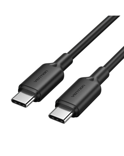 Кабель Vention USB 2.0 Type-C Male to Type-C Male 3A Cable 1M Black PVC Type (TRCBF)