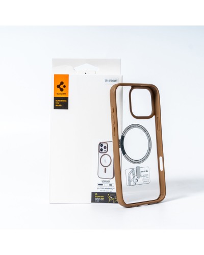 Чохол для смартфона Spigen AAA Magnetic Color for Apple iPhone 16 Brown (SPGMGCOL16Brown)