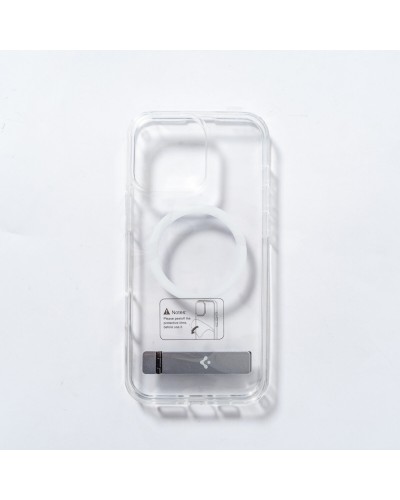 Чохол Spigen AAA Magnetic Clear Stand for Apple iPhone 11 Transparent (SPGCLST11)