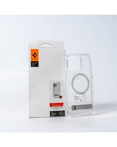 Чохол Spigen AAA Magnetic Clear Stand for Apple iPhone 13 Transparent (SPGCLST13)