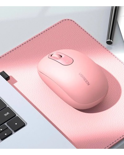 Миша UGREEN 2.4G Wireless Mouse Cherry Pink (UGR-90686)