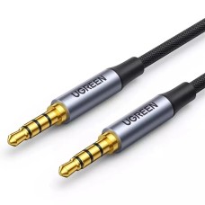 Аудіо кабель UGREEN 3.5mm 4-Pole M/M Audio Cable Alu Case 1m (UGR-10648)