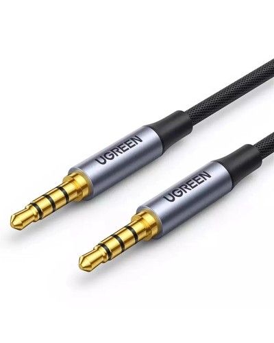 Аудіо кабель UGREEN 3.5mm 4-Pole M/M Audio Cable Alu Case 1m (UGR-10648)