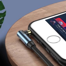 Аудио кабель UGREEN 3.5mm Male to 3.5mm Male Cable Gold Plated Metal Case with Braid 1m (Blue Black) (UGR-60179)