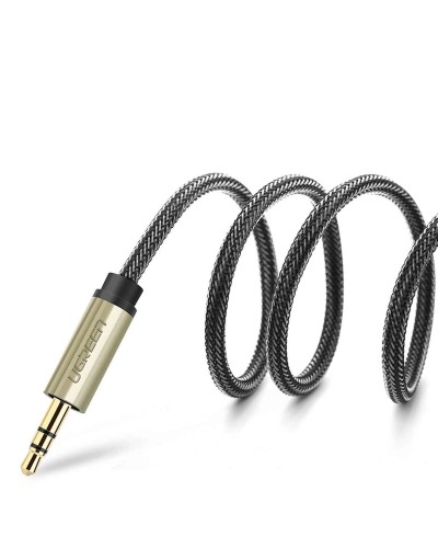 Аудіо кабель UGREEN 3.5mm TRS to Dual 6.35mm TS Audio Cable 1m (Gray) (UGR-10613)