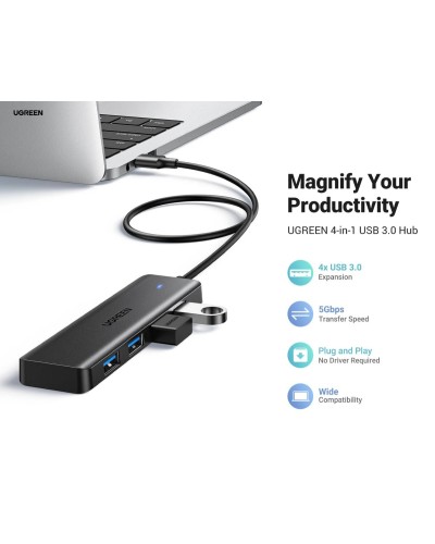 Хаб UGREEN 4-Port USB 3.0 Hub (UGR-25946)