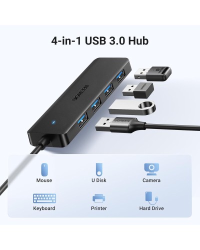 Хаб UGREEN 4-Port USB 3.0 Hub (UGR-35574)