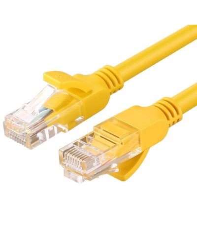 Мережевий кабель UGREEN Cat 5e U/UTP Lan Cable 1m (Yellow) (UGR-11230)