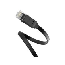 Сетевой кабель UGREEN Cat 6 U/UTP Lan Flat Cable 3m (Black) (UGR-50175)
