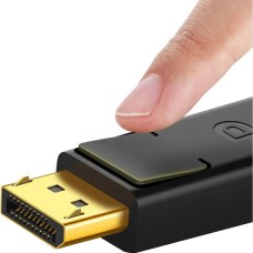 Кабель UGREEN DP Male to Male Cable 1m (Black) (UGR-10244)