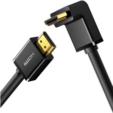 Кабель UGREEN HDMI 4K Cable Male to Male 90 Degree Black 1m (UGR-10172)