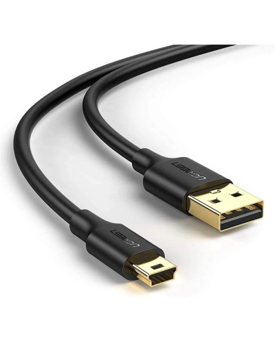 Кабель UGREEN USB 2.0 A Male to Mini 5 Pin Male Cable 0.5m (Black) (UGR-10354)